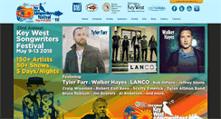 Desktop Screenshot of keywestsongwritersfestival.com